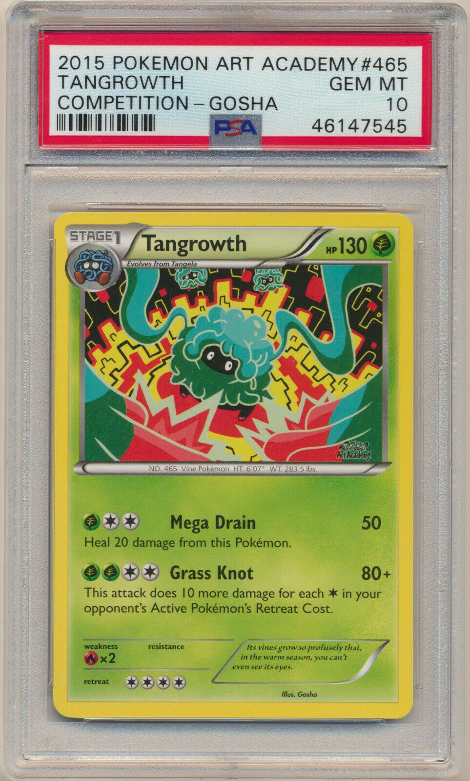 Pokémon Art Academy Winner Card