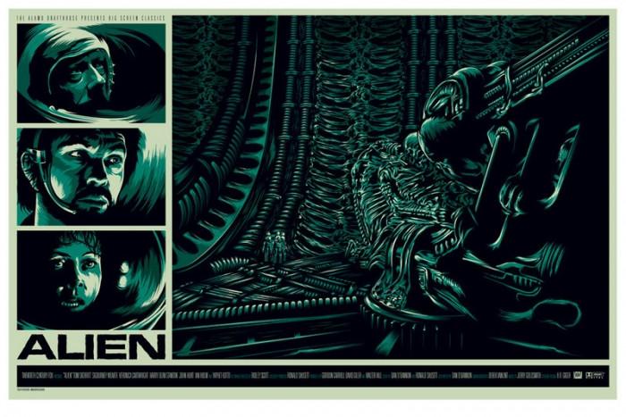 Ken Taylor Alien poster for Mondo