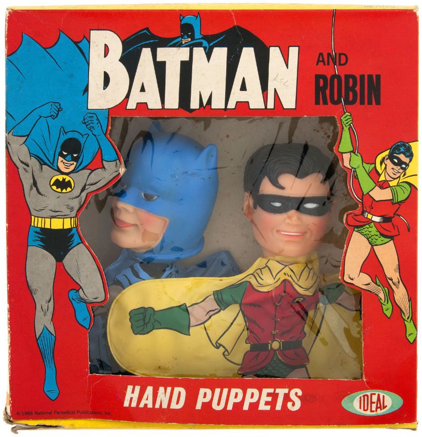 Batman And Robin Hand Puppets by Ideal