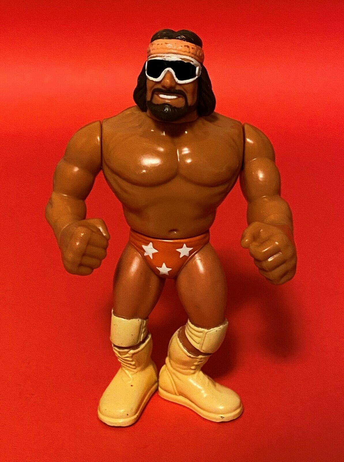 réf 82 WWF/WWE Hasbro figurine catch Couronne Macho man Crown 