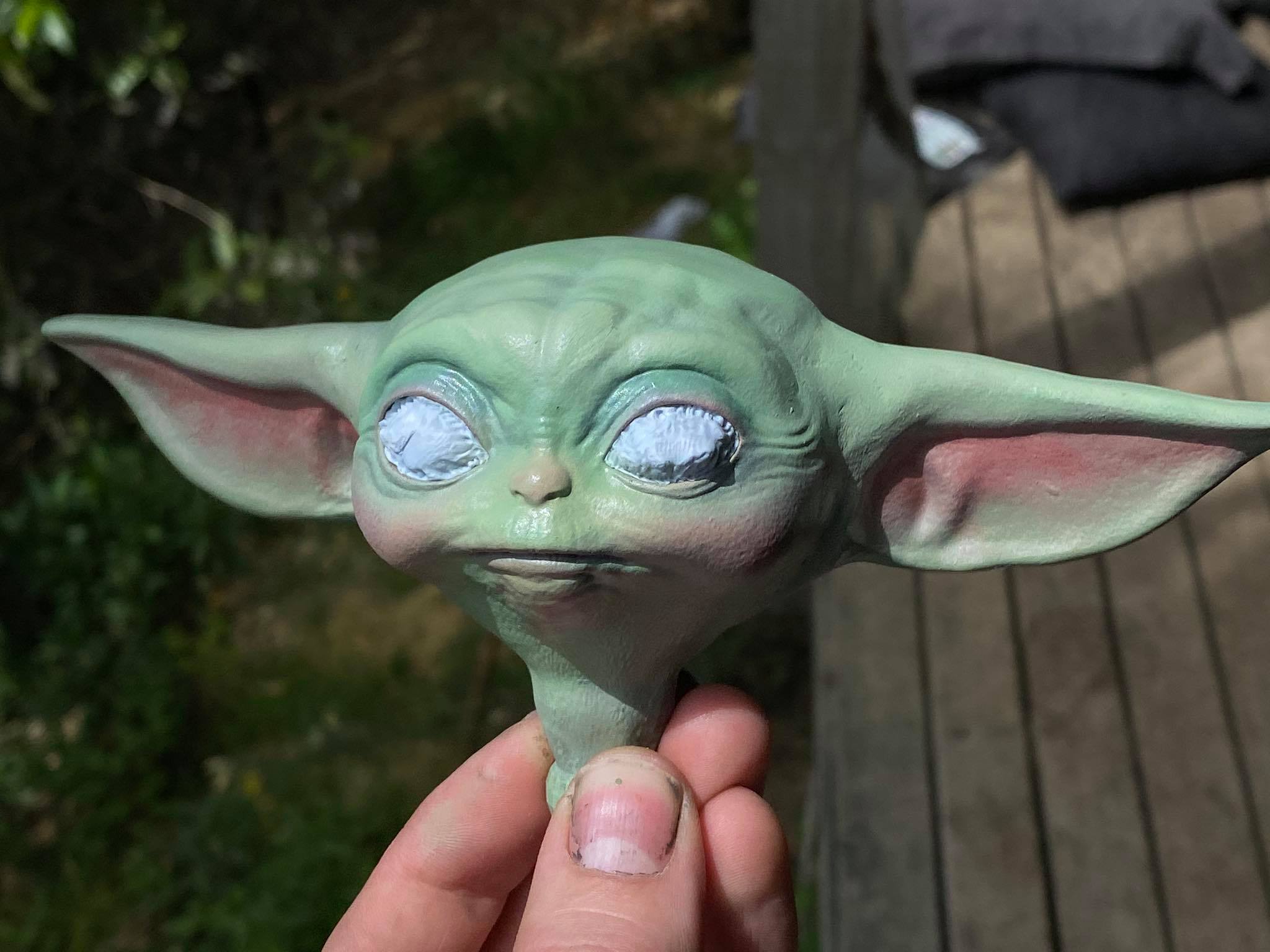 Artist Transforms Hasbro Star Wars The Child Action Figure Into Adorably Accurate Replica