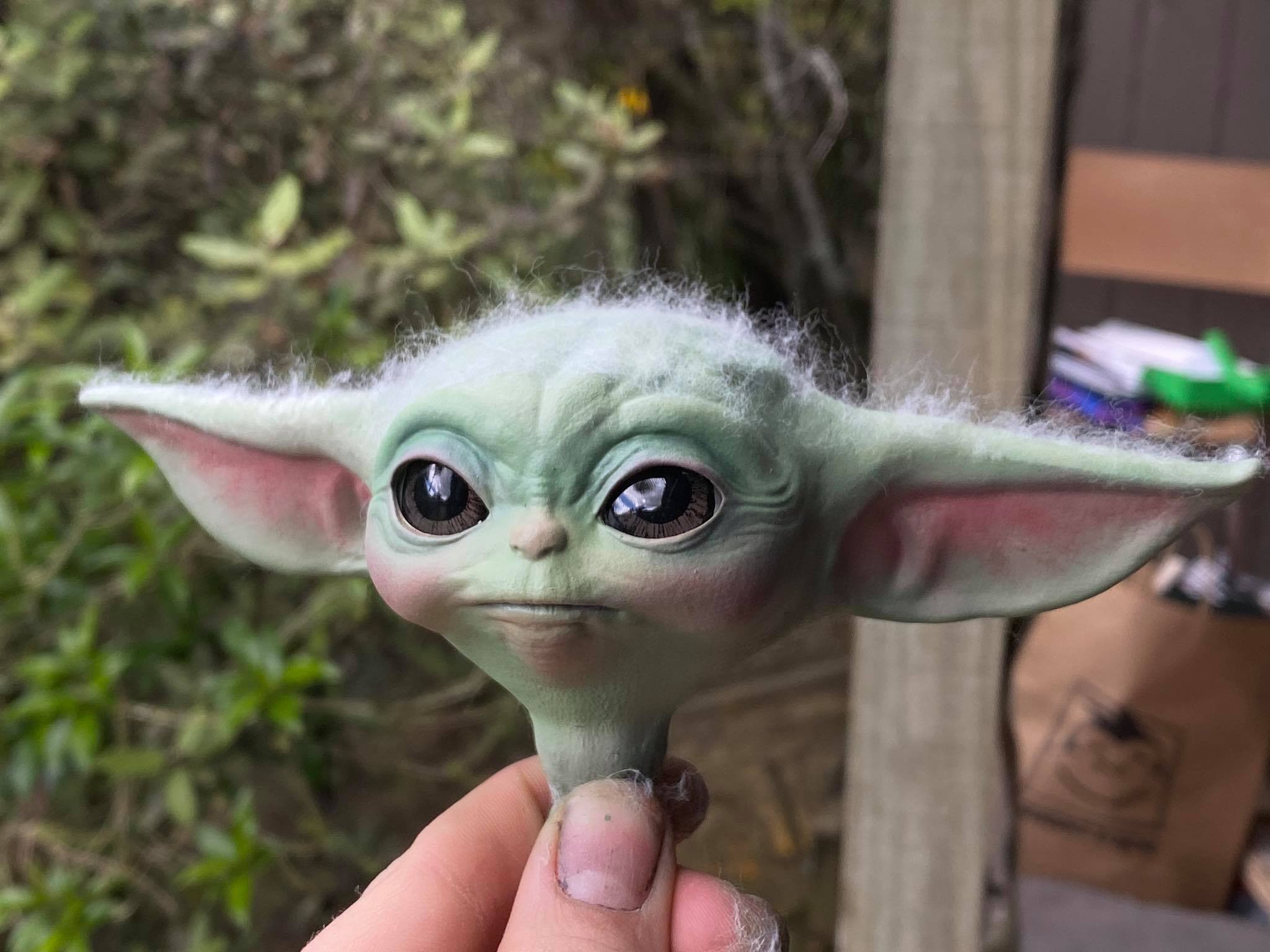 Artist Transforms Hasbro Star Wars The Child Action Figure Into Adorably Accurate Replica