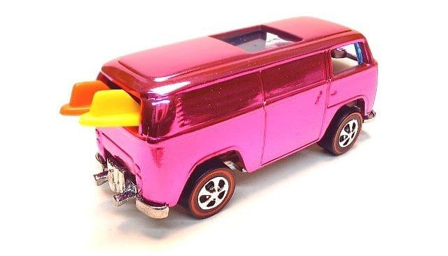 pink hot wheels van