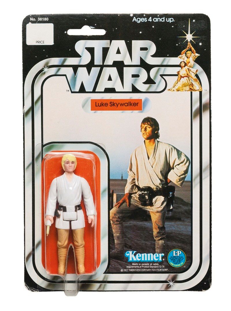 Kenner Star Wars Luke Skywalker action figure with double telescoping lightsaber