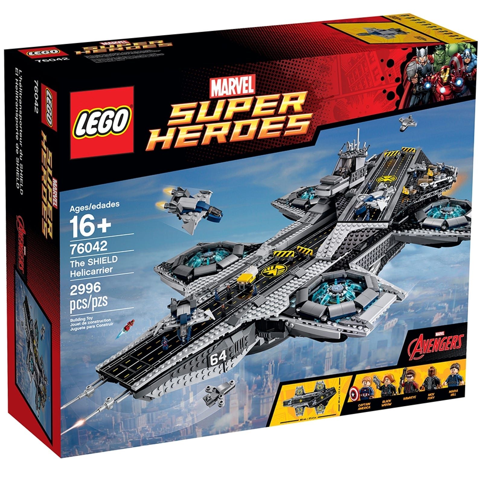 LEGO Marvel Super Heroes 76042 The SHIELD Helicarrier