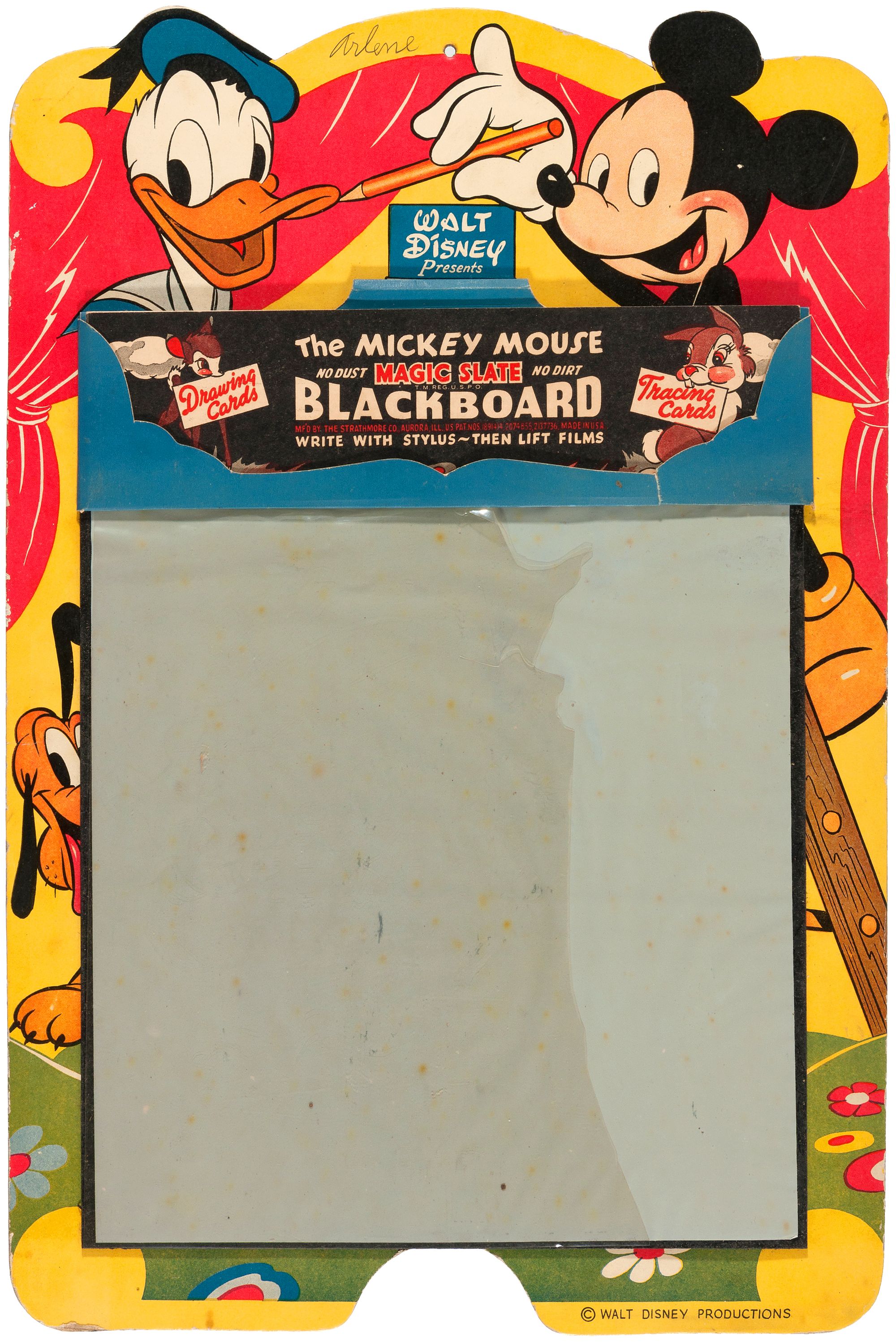 The Mickey Mouse Magic Slate Blackboard
