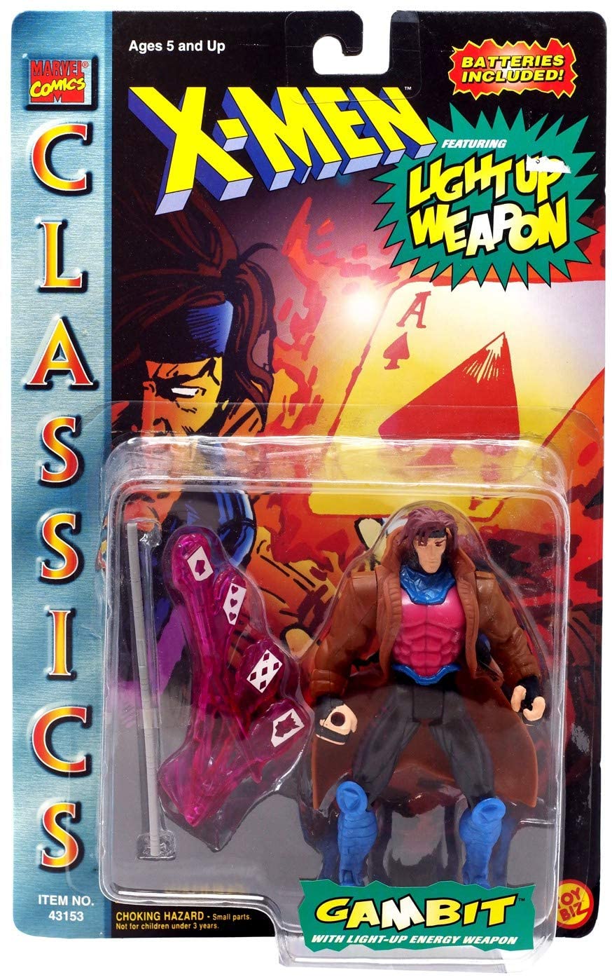 Marvel Classics X-Men "Gambit" Action Figure released by Toy Biz in 1996