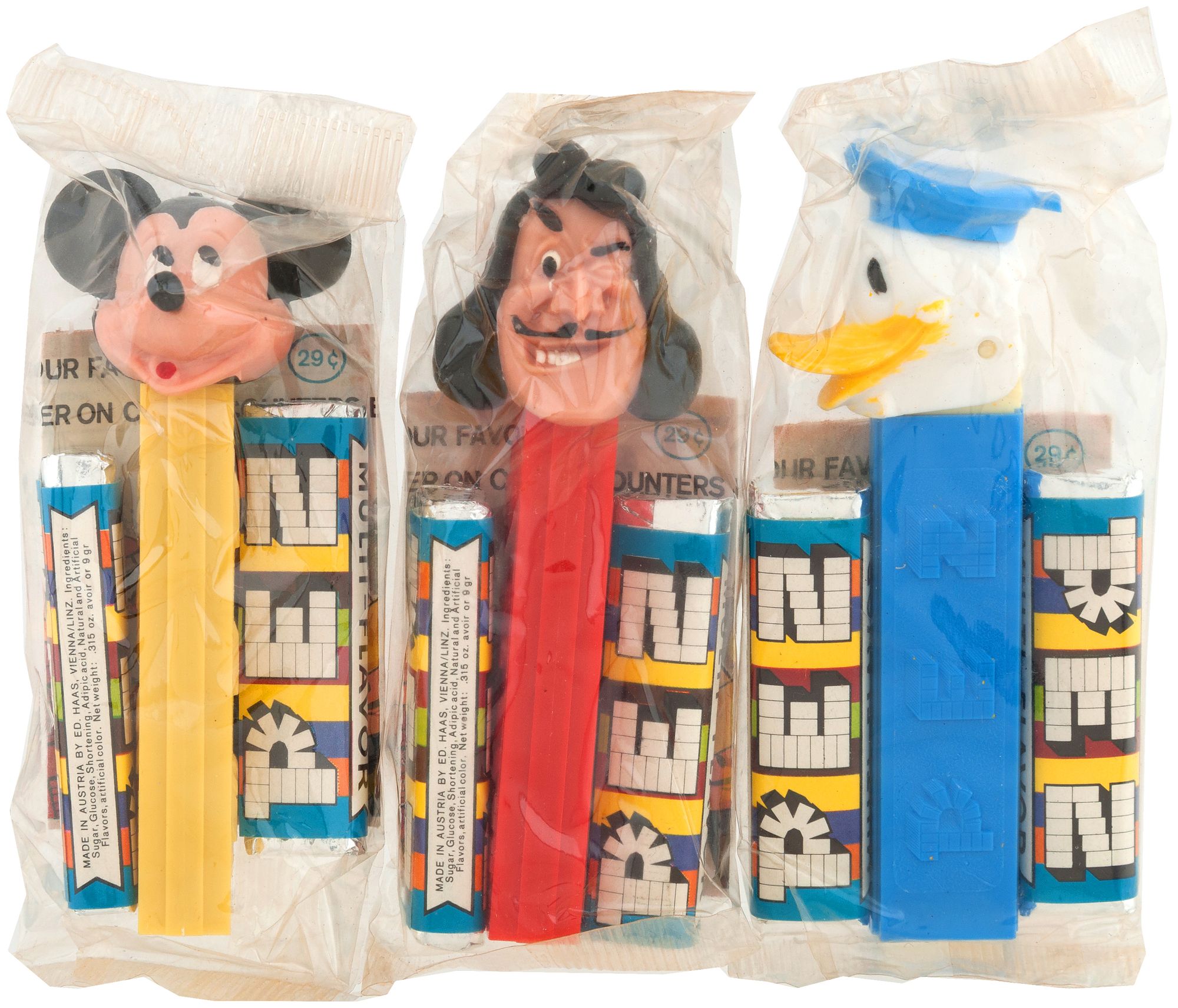 PEZ dispensers from the 1960s