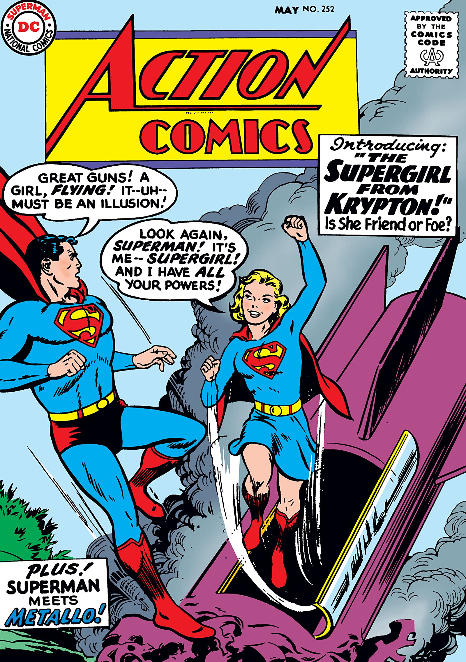 Action Comics #252, the first appearance of Supergirl