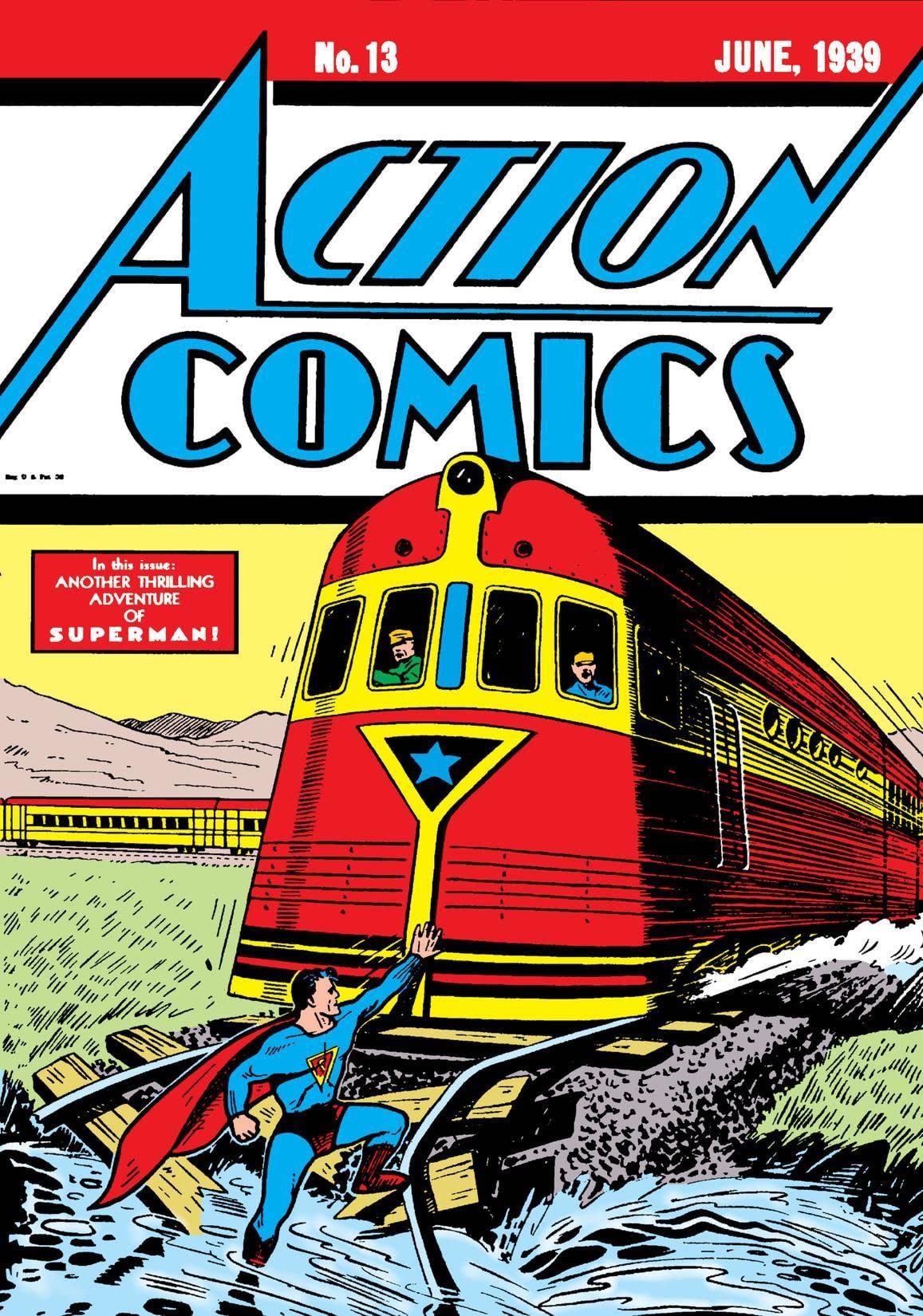 DC Comics "Action Comics #13" June, 1939