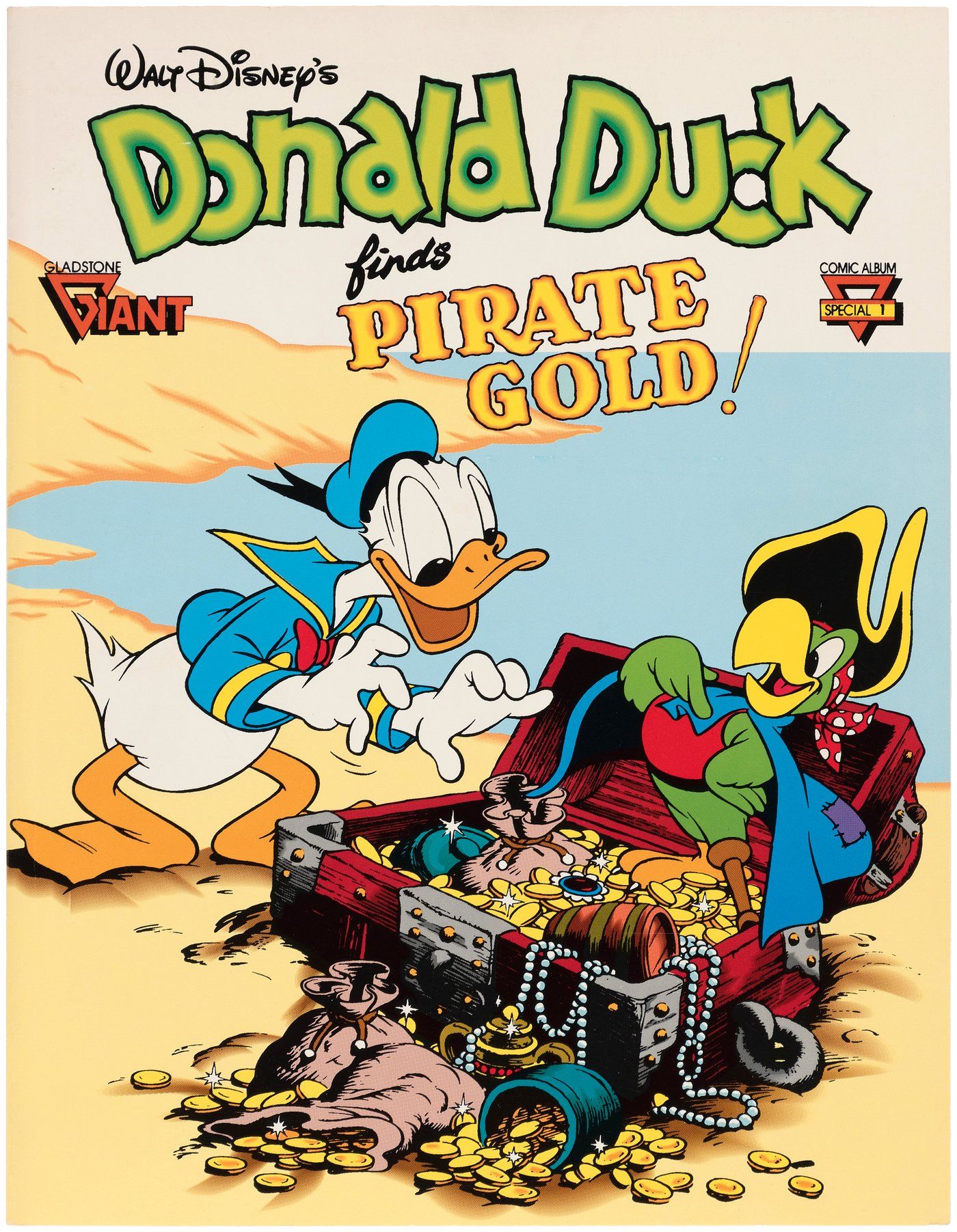 Reprint of "Donald Duck Finds Pirate Gold!" by Gladstone Giant