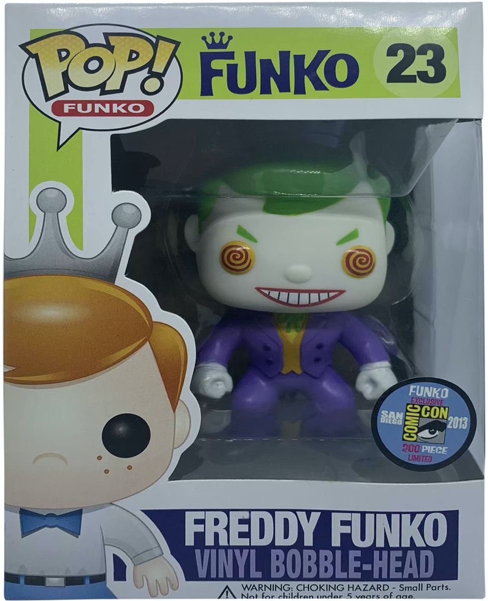 SDCC 2013 Exclusive Funko Pop! Funko #23 Freddy Funko as The Joker Vinyl Figure