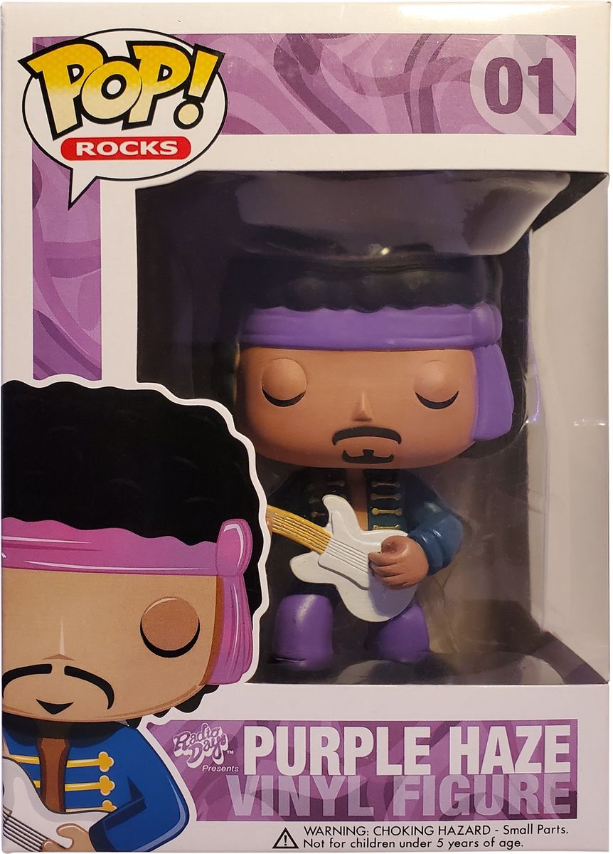 Funko Pop! Rocks #01 Purple Haze (Metallic Chase) Vinyl Figure