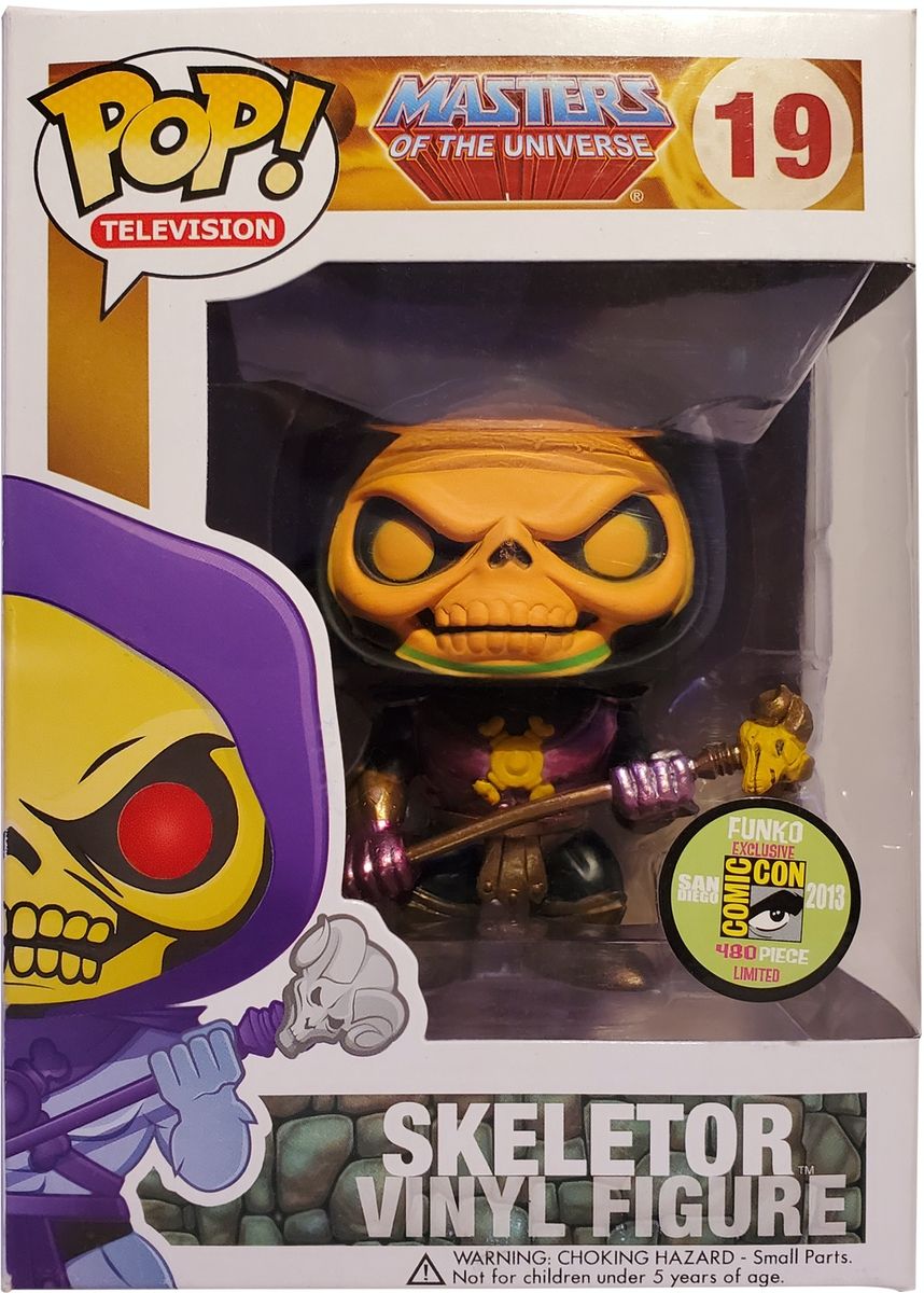 SDCC 2013 Exclusive Funko Pop! Television Masters of the Universe #19 Skeletor (Metallic) Vinyl Figure