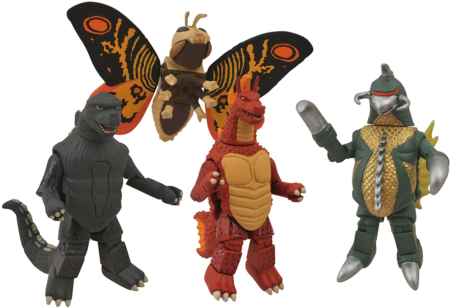 Assorted Godzilla Minimates figures