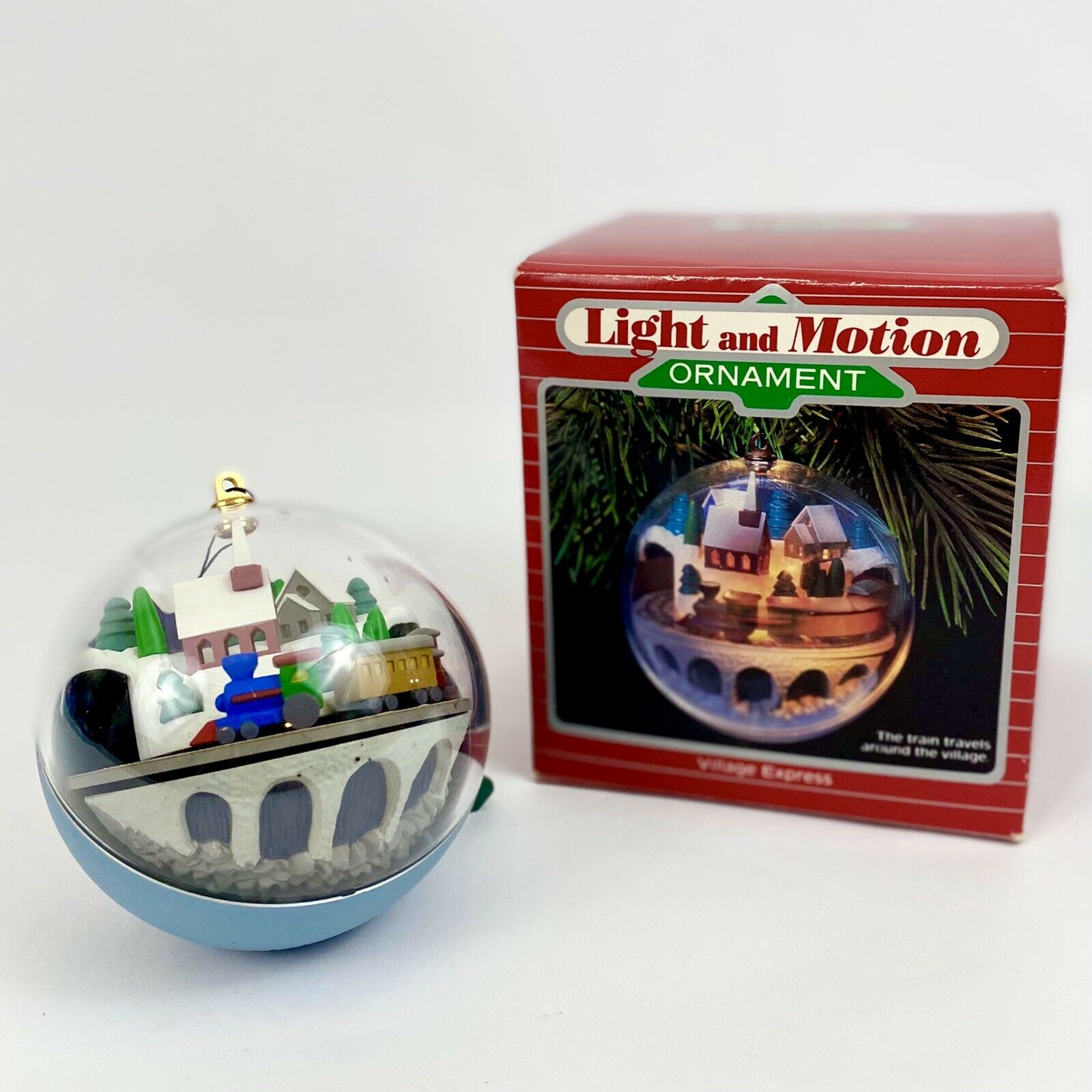 Hallmark Light & Motion Ornament "Village Express"