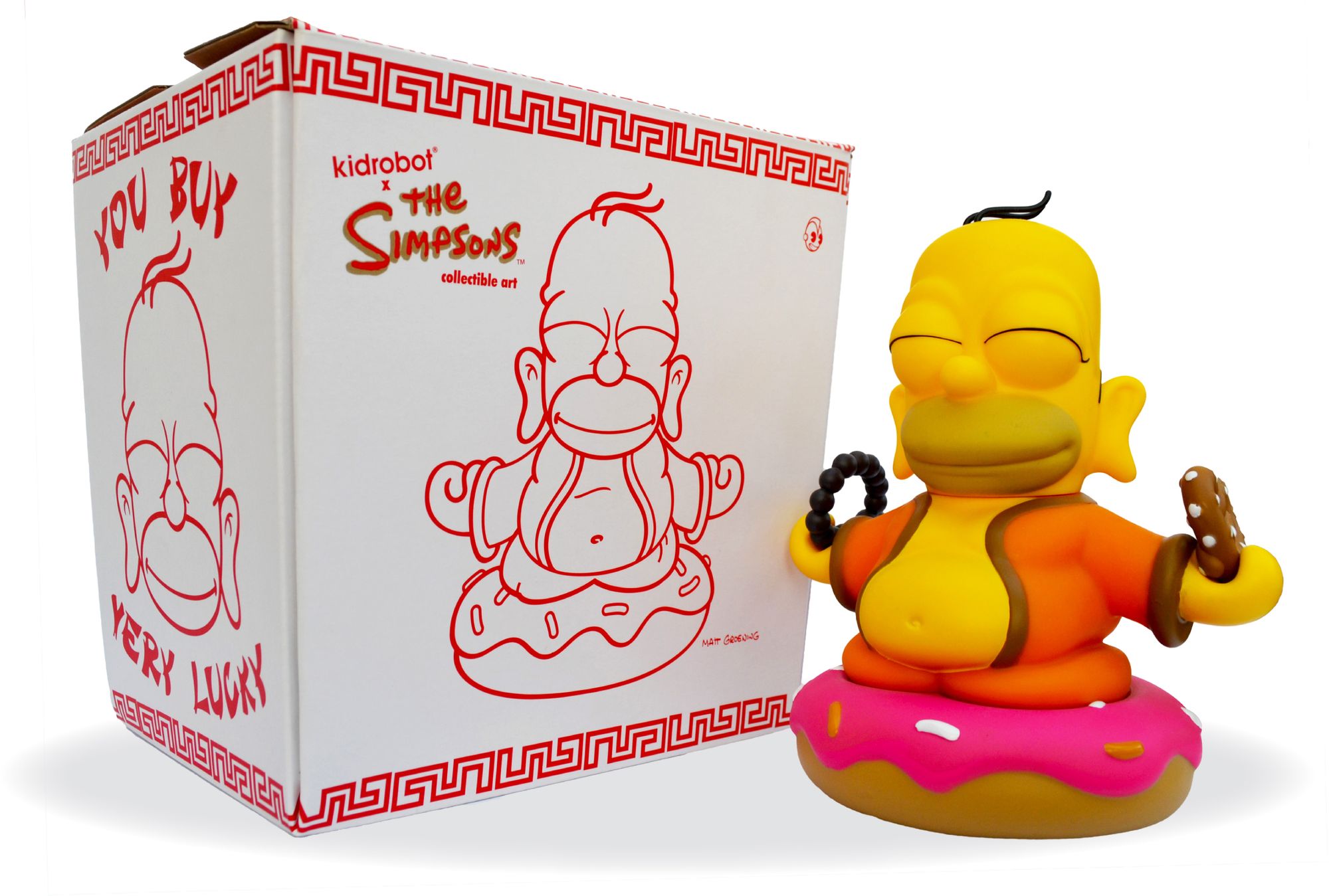Kidrobot x The Simpsons Homer Buddha