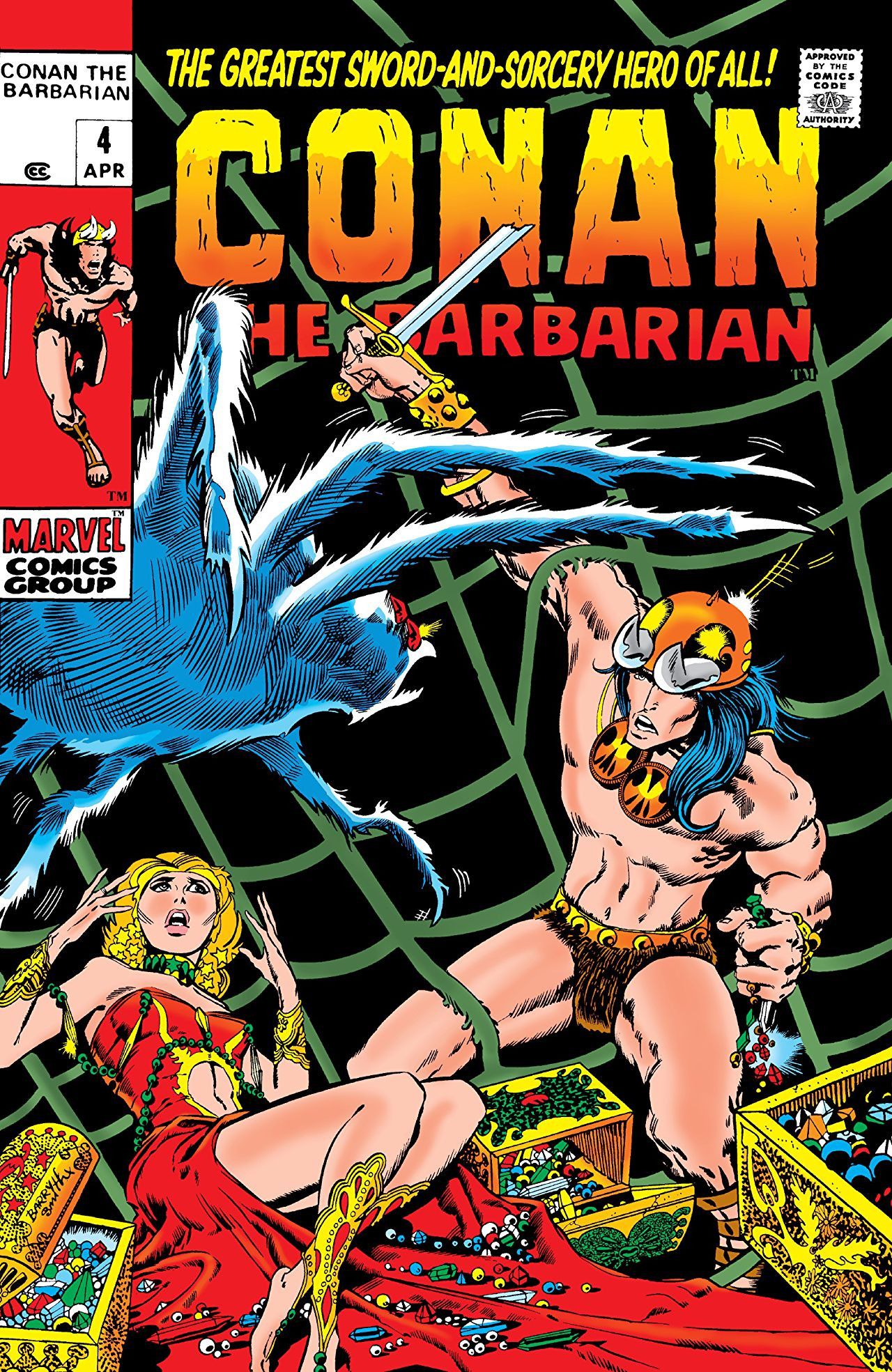 Marvel "Conan the Barbarian #4" 1971