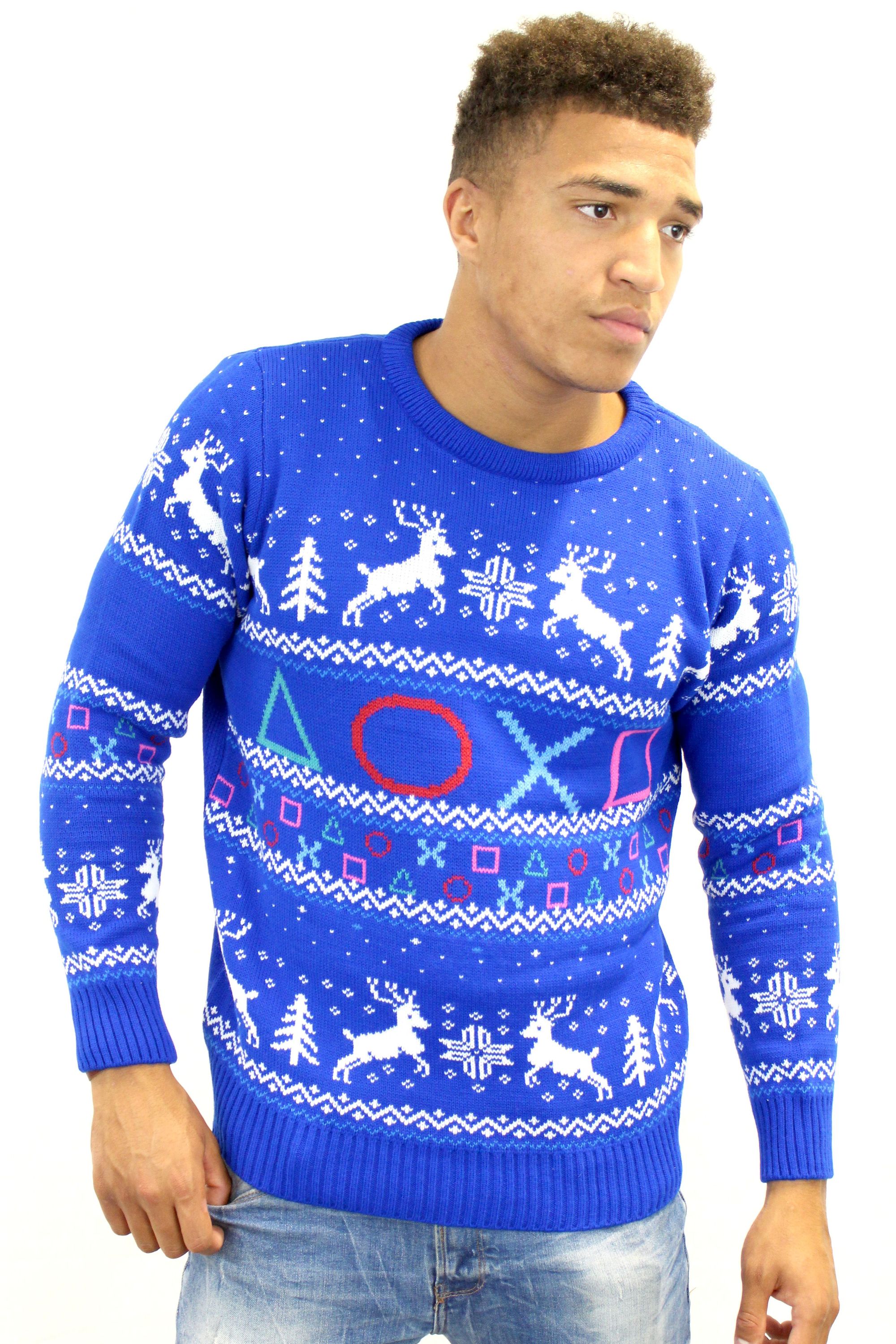 Playstation Symbols Christmas Jumper