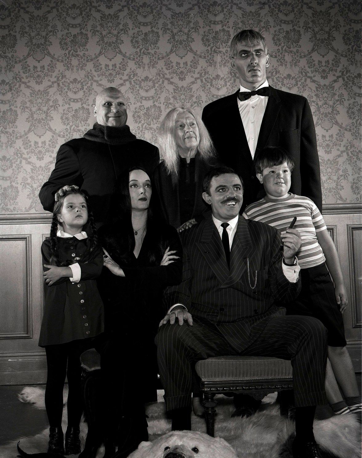 The cast of the original "Addams Family" TV series, which ran on ABC from 1964-66.