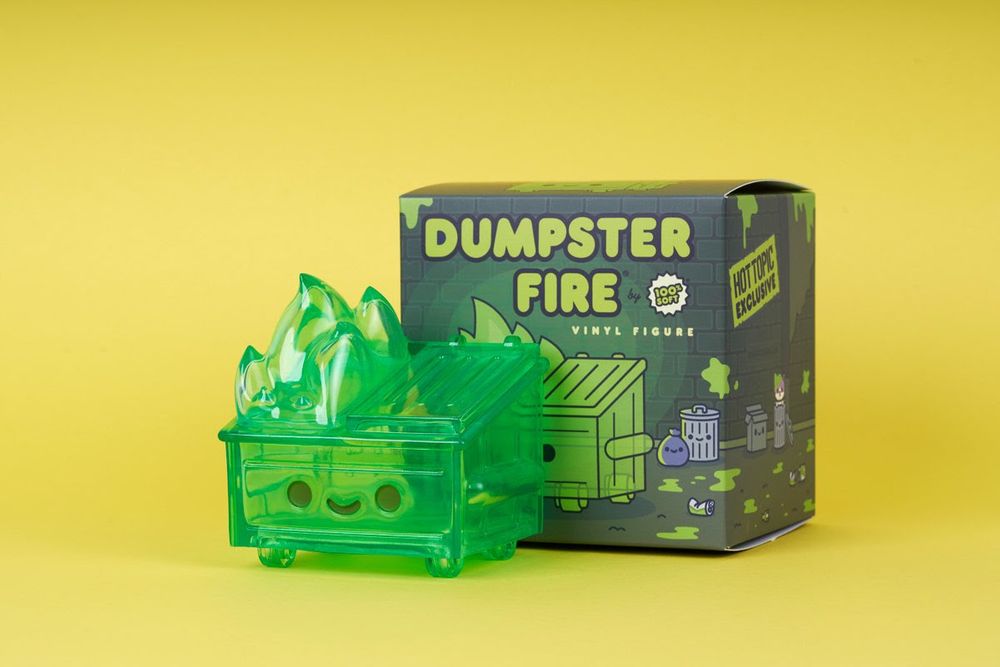 100 soft dumpster fire this is fine